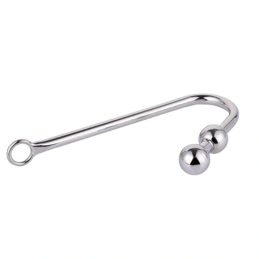 Two 4417 Balls Steel Pleasurable Hook Stainless Anal 0823